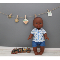 2-delig setje boy zomer blouse bloemen